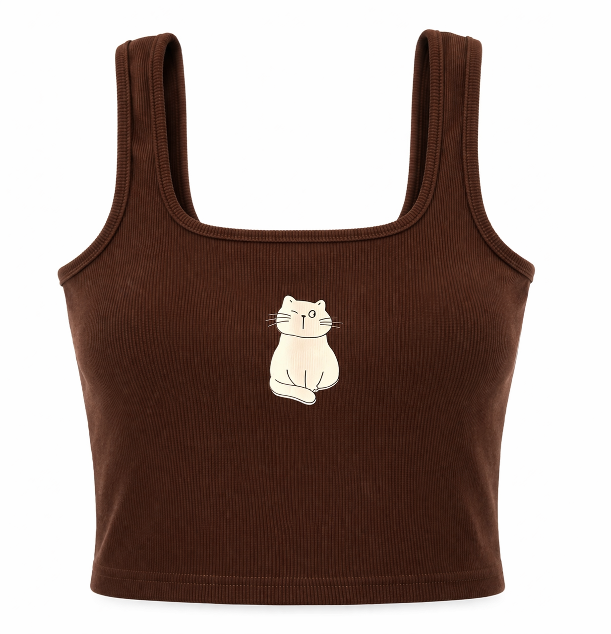 Ribbed Cat Top