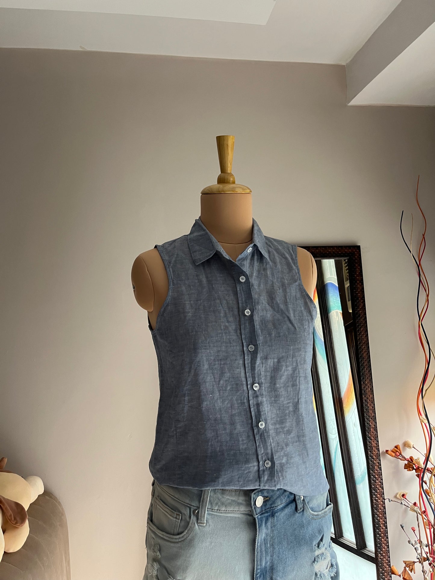 Cut Sleeves Shirt