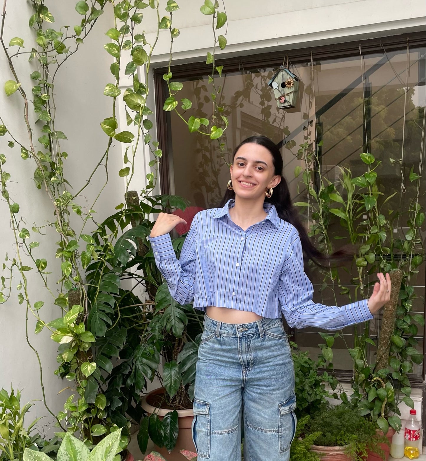 Crop Check Shirt