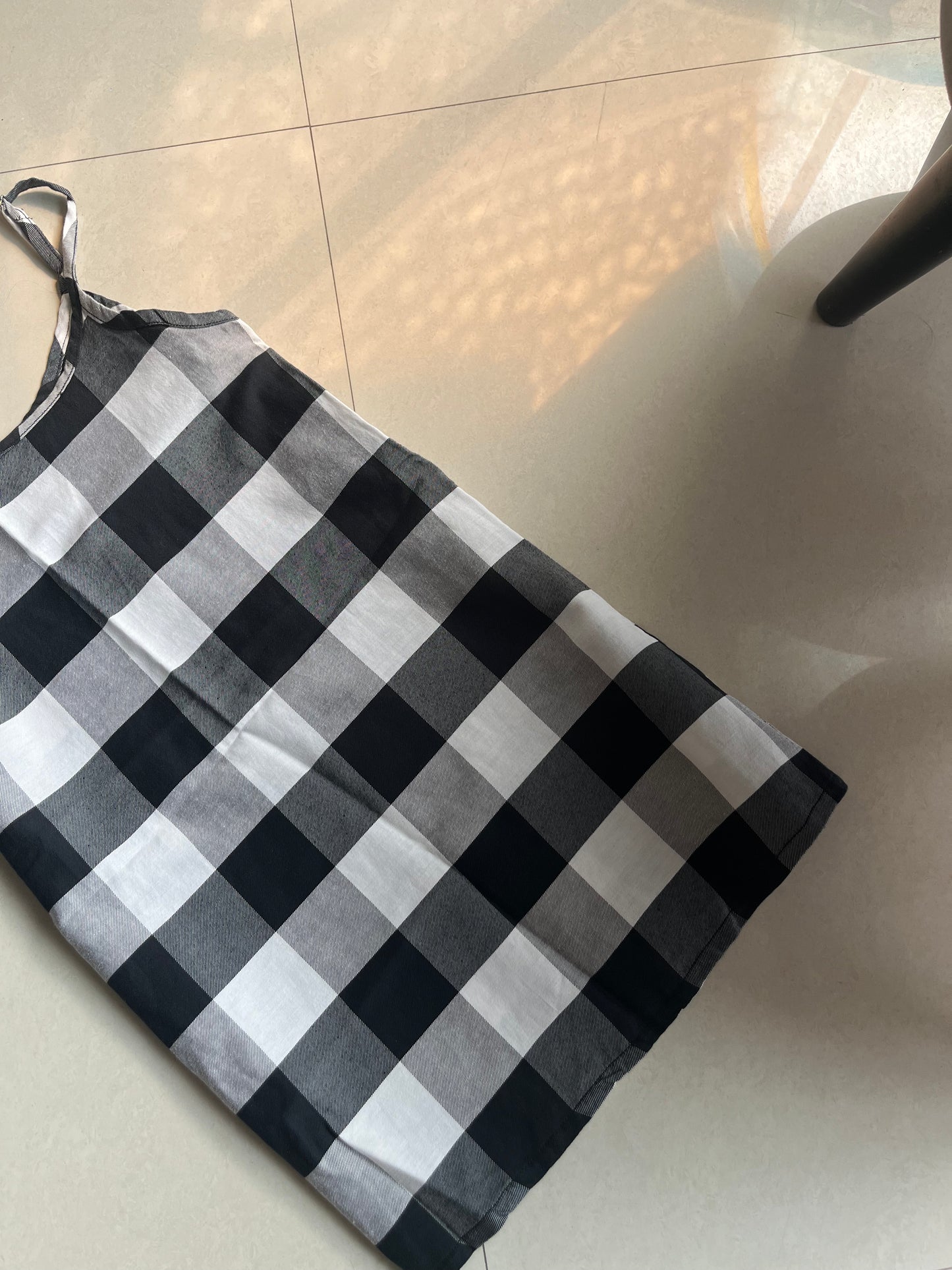 Strap Check Top