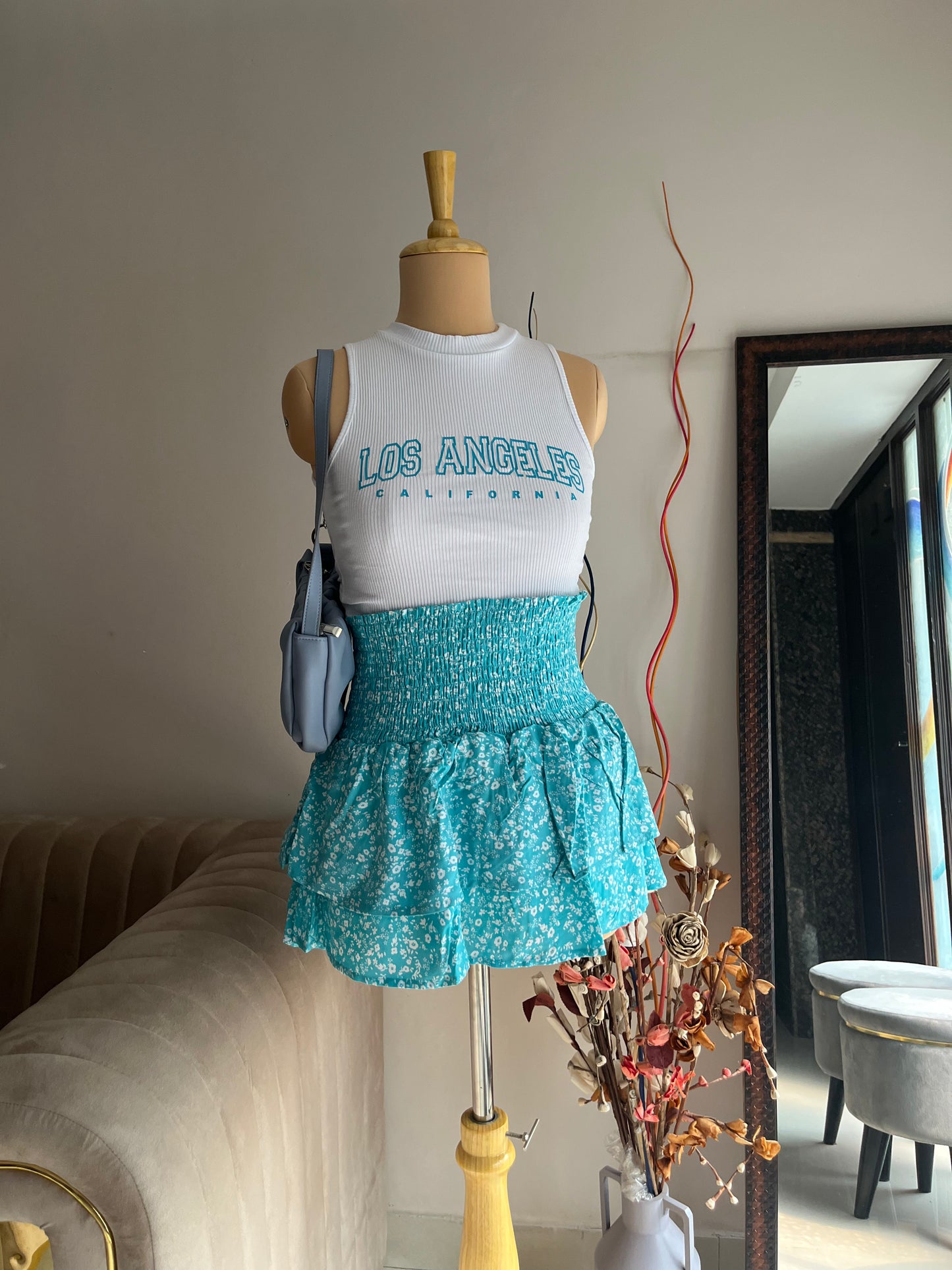 Floral Skirt Top