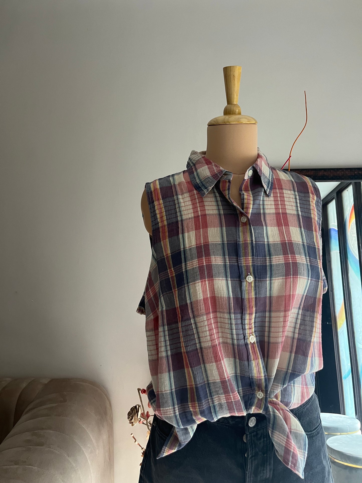 Cut Sleeves Shirt