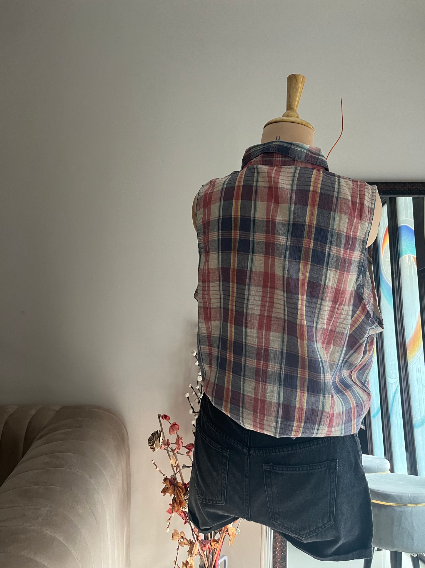 Cut Sleeves Shirt