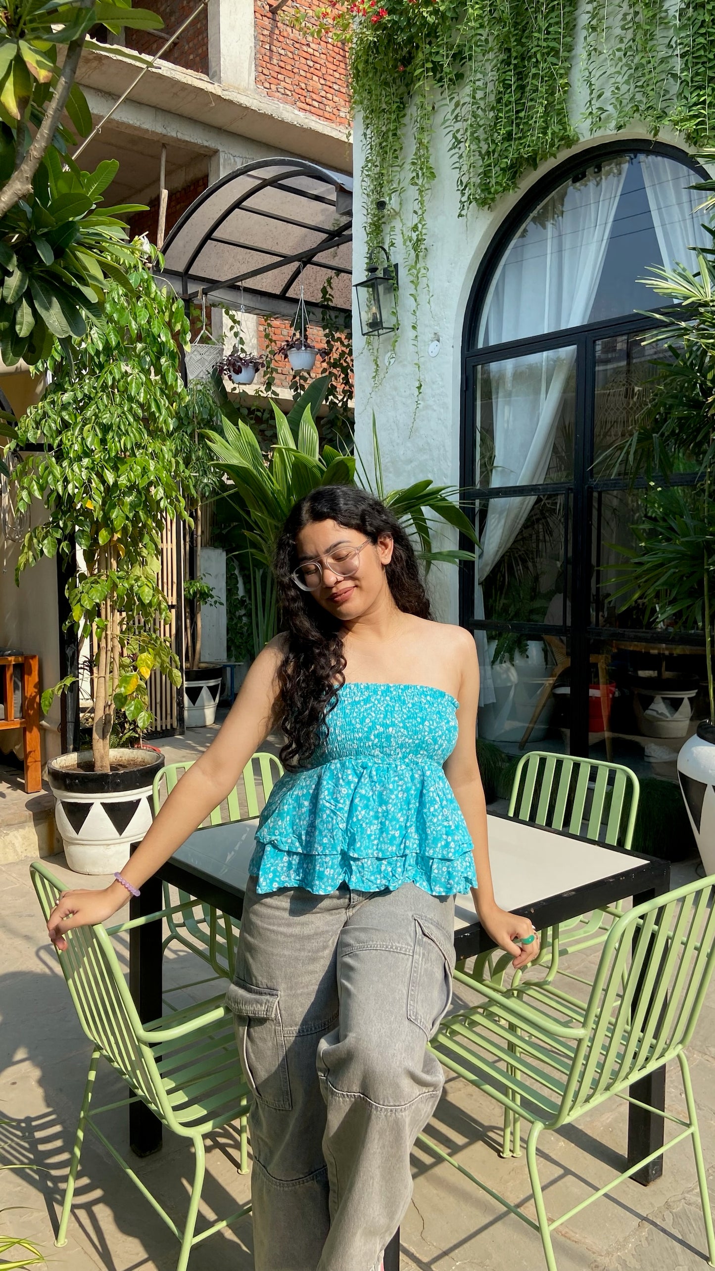 Floral Skirt Top