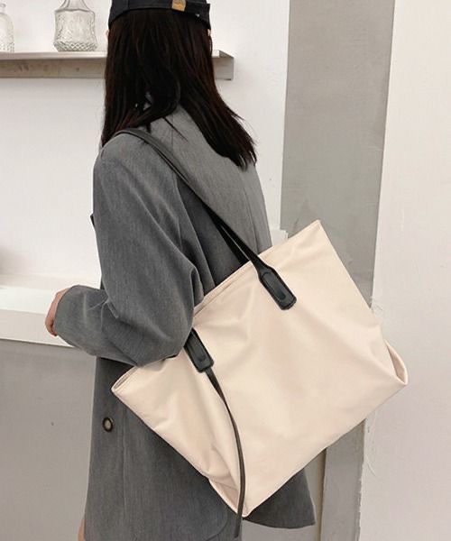 Beige Tote Bag