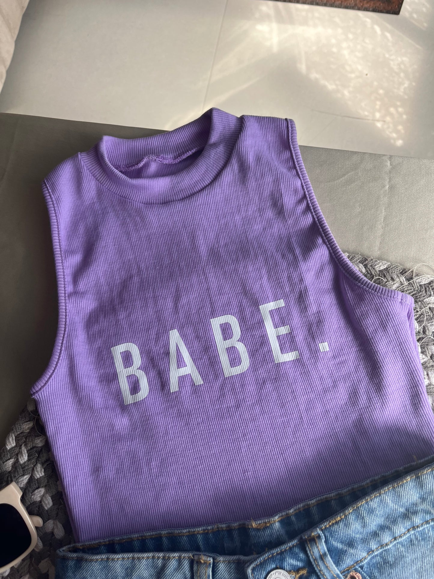 Printed Vested Top - BABE