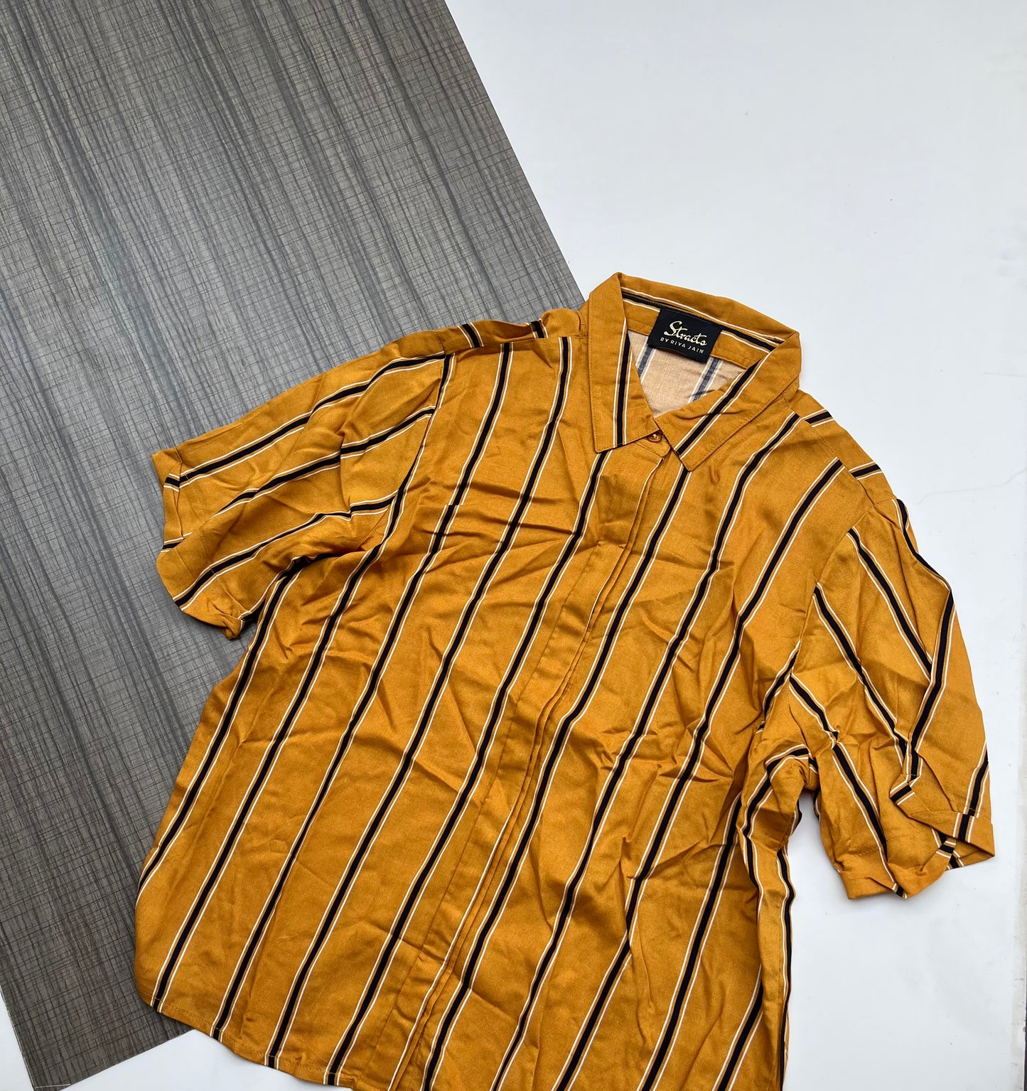 Stripe Crop Shirt