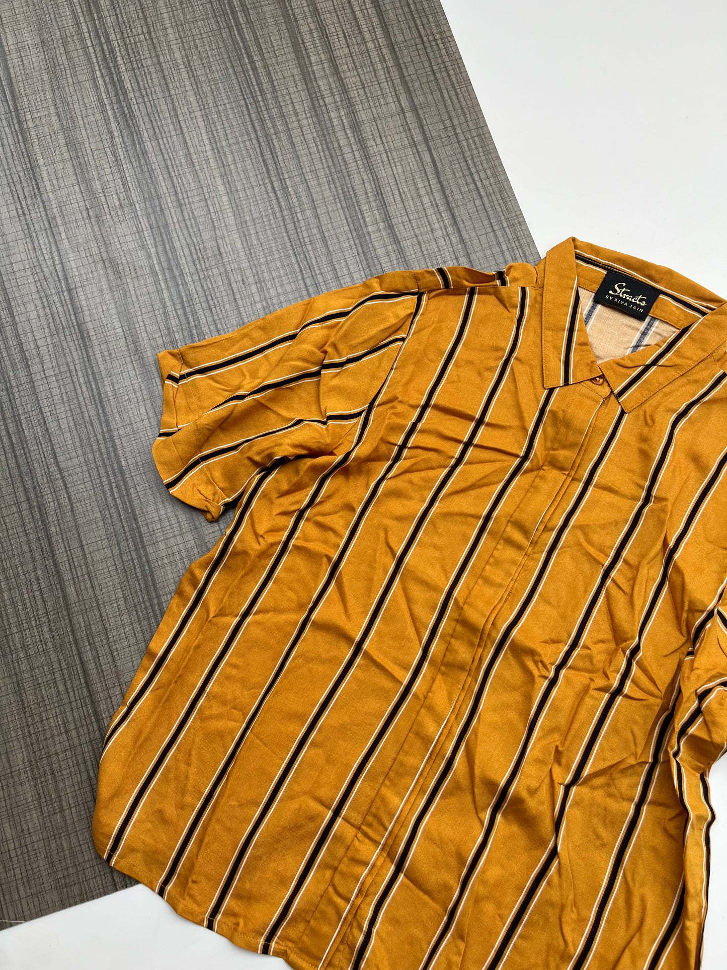 Stripe Crop Shirt