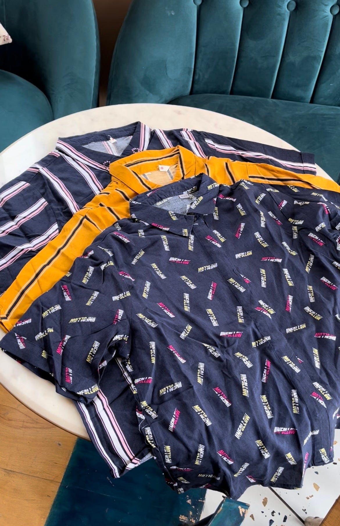 Unfollow Crop Shirt