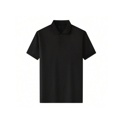 Men's Collar Tshirt - Black