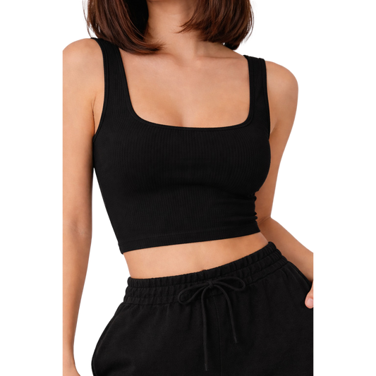 Ribbed Crop Top
