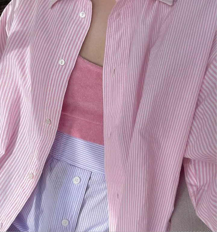 Pink Stripe Shirt