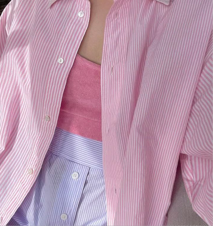 Pink Stripe Shirt