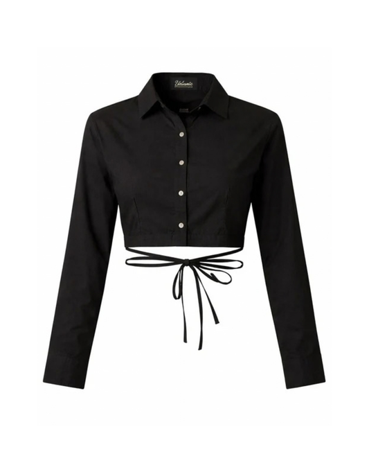 Black Knot Tie Shirt