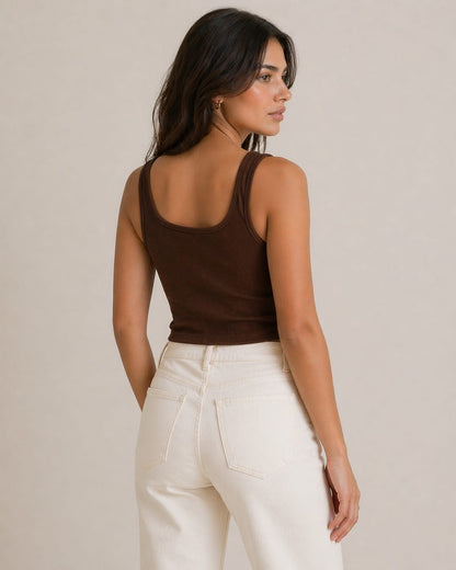 Ribbed Cat Top