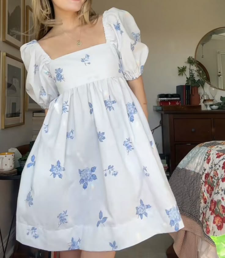 Puff Sleeved Dress