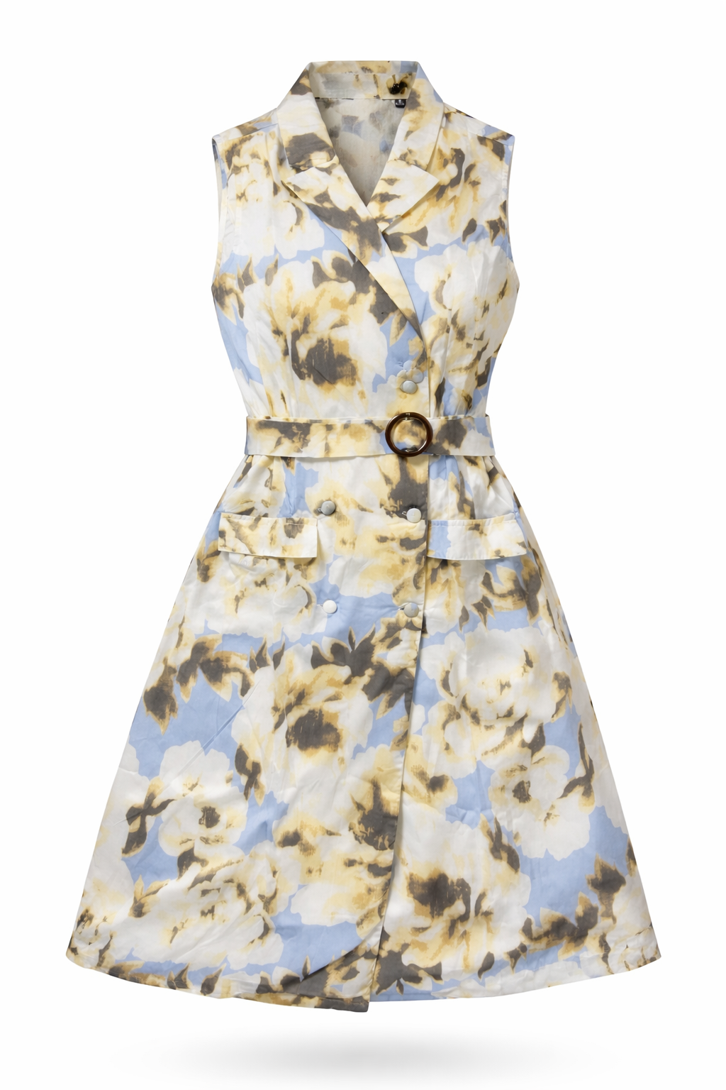 Floral Belted Dress