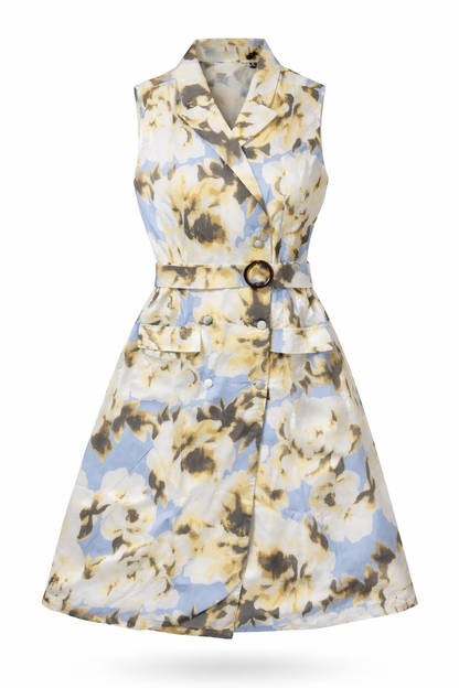 Floral Belted Dress
