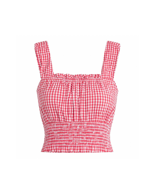 Red Gingham Top