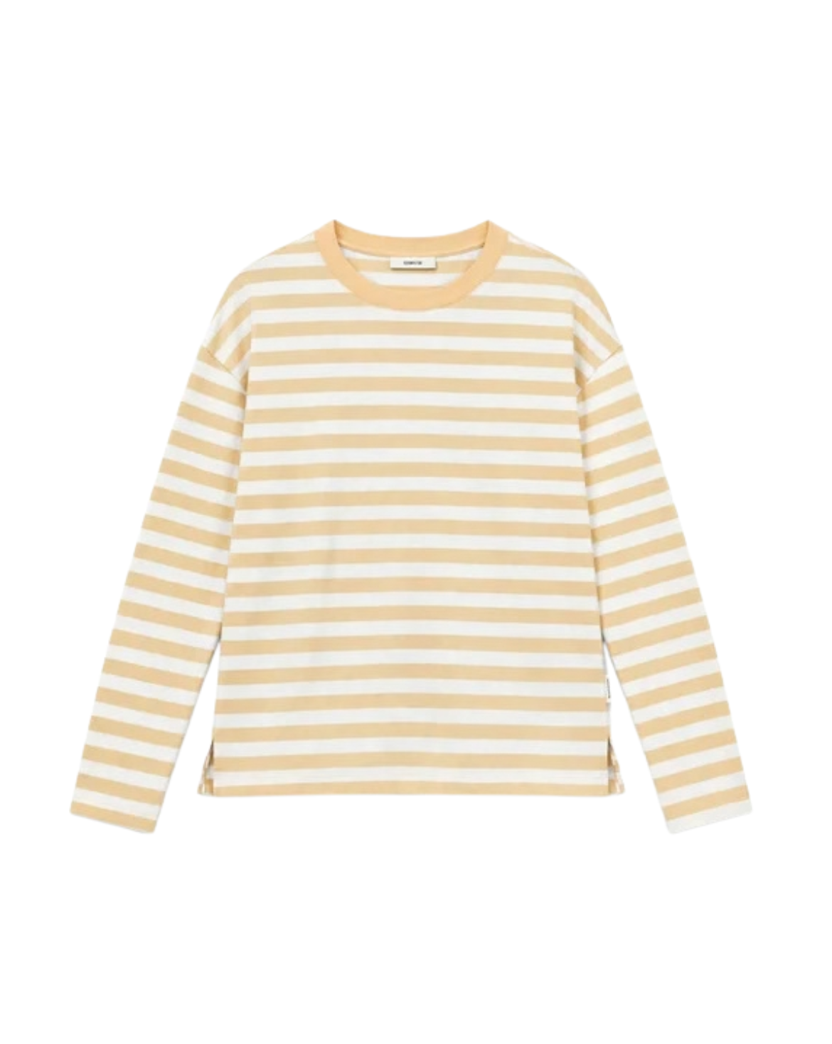 Yellow Striped Full Sleeved T-Shirt