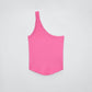 Pink One Side Shoulder Top