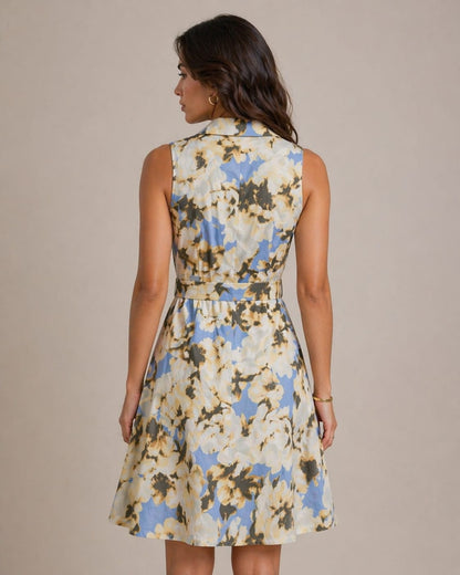 Floral Belted Dress