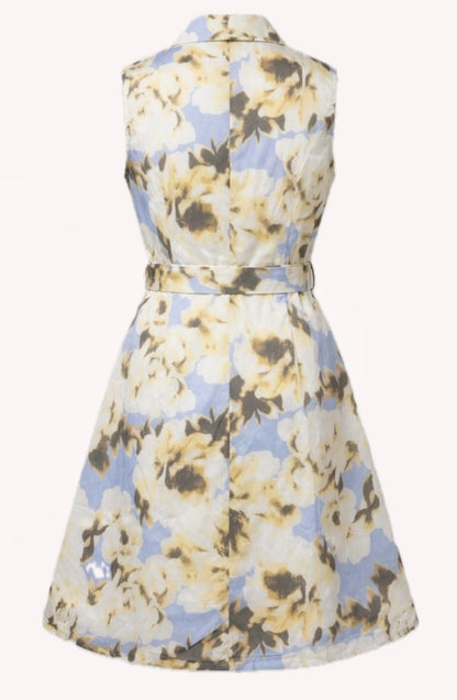 Floral Belted Dress
