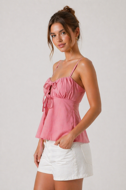 Pink Knot Top