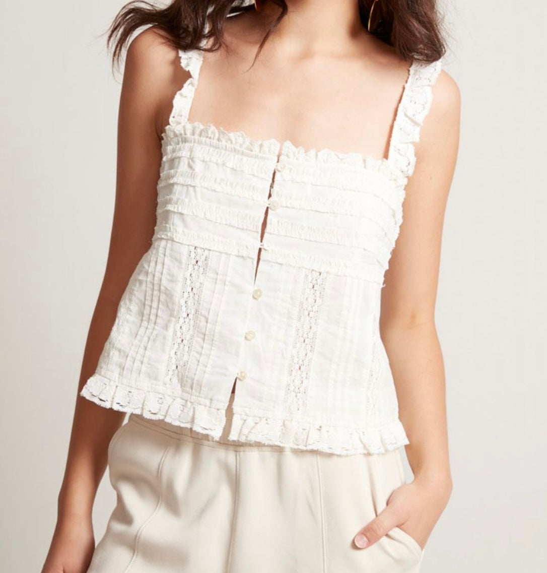 Summer Frill Strap Top