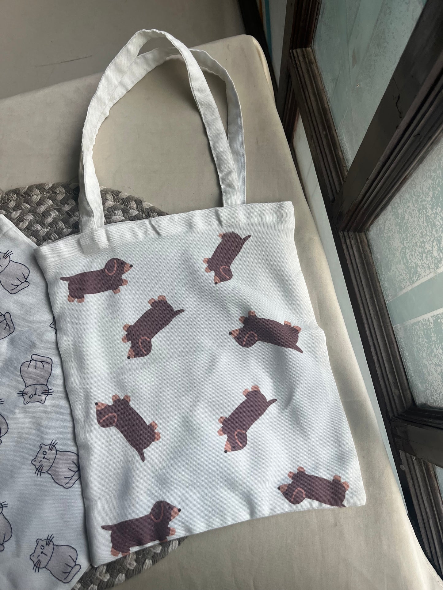 Canvas Printed Bag - Winnie Dog