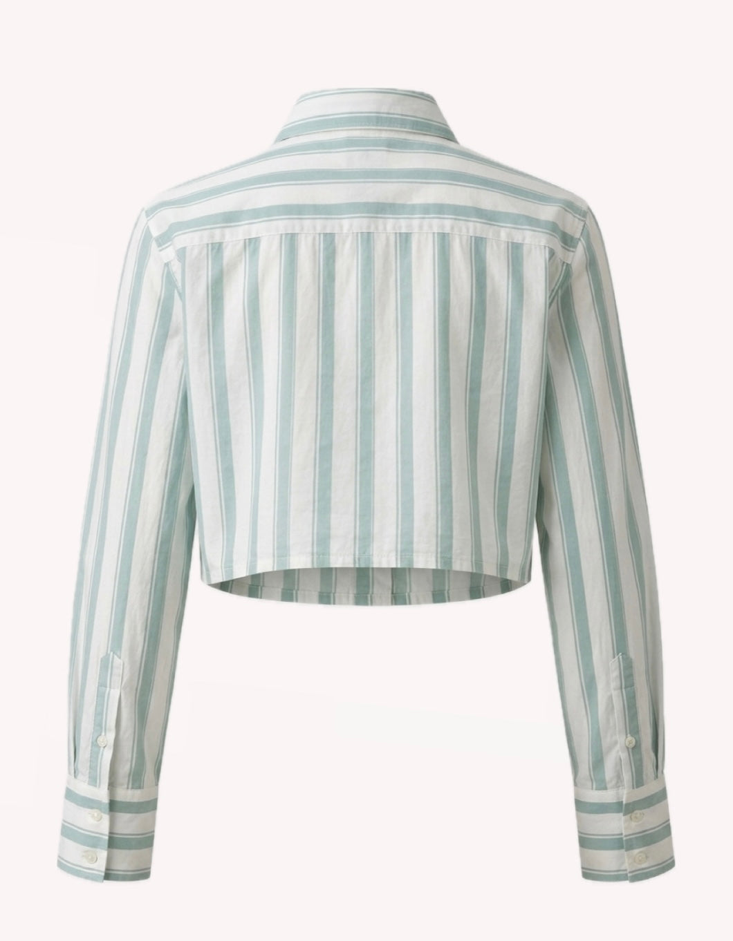 Striped Crop Shirt