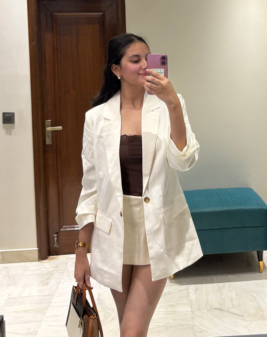 White Cream Blazer
