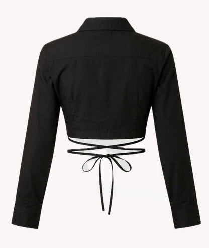 Black Knot Tie Shirt