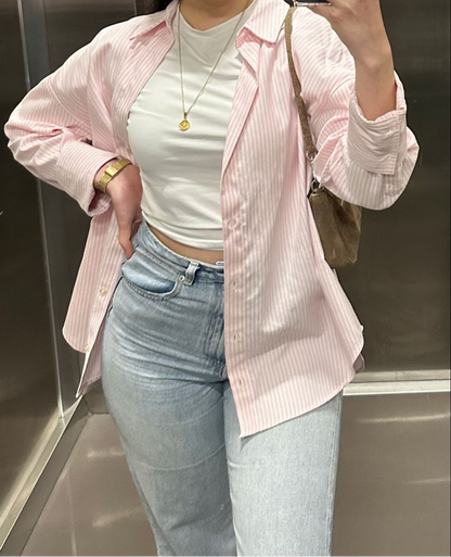Pink Stripe Shirt