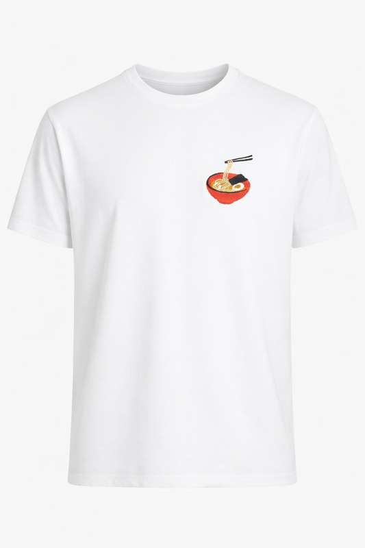 Ramen Bowl Embroidered Tshirt