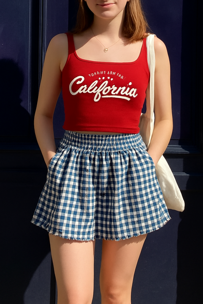 Plaid Shorts