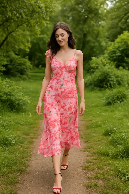 Floral Ruffle Dress