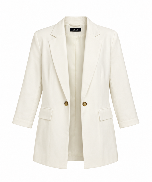 White Cream Blazer