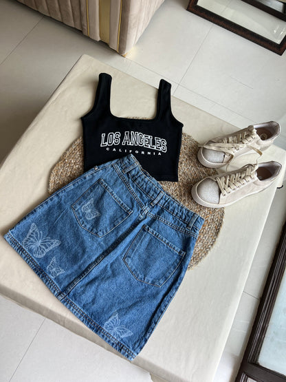 Denim Skirt