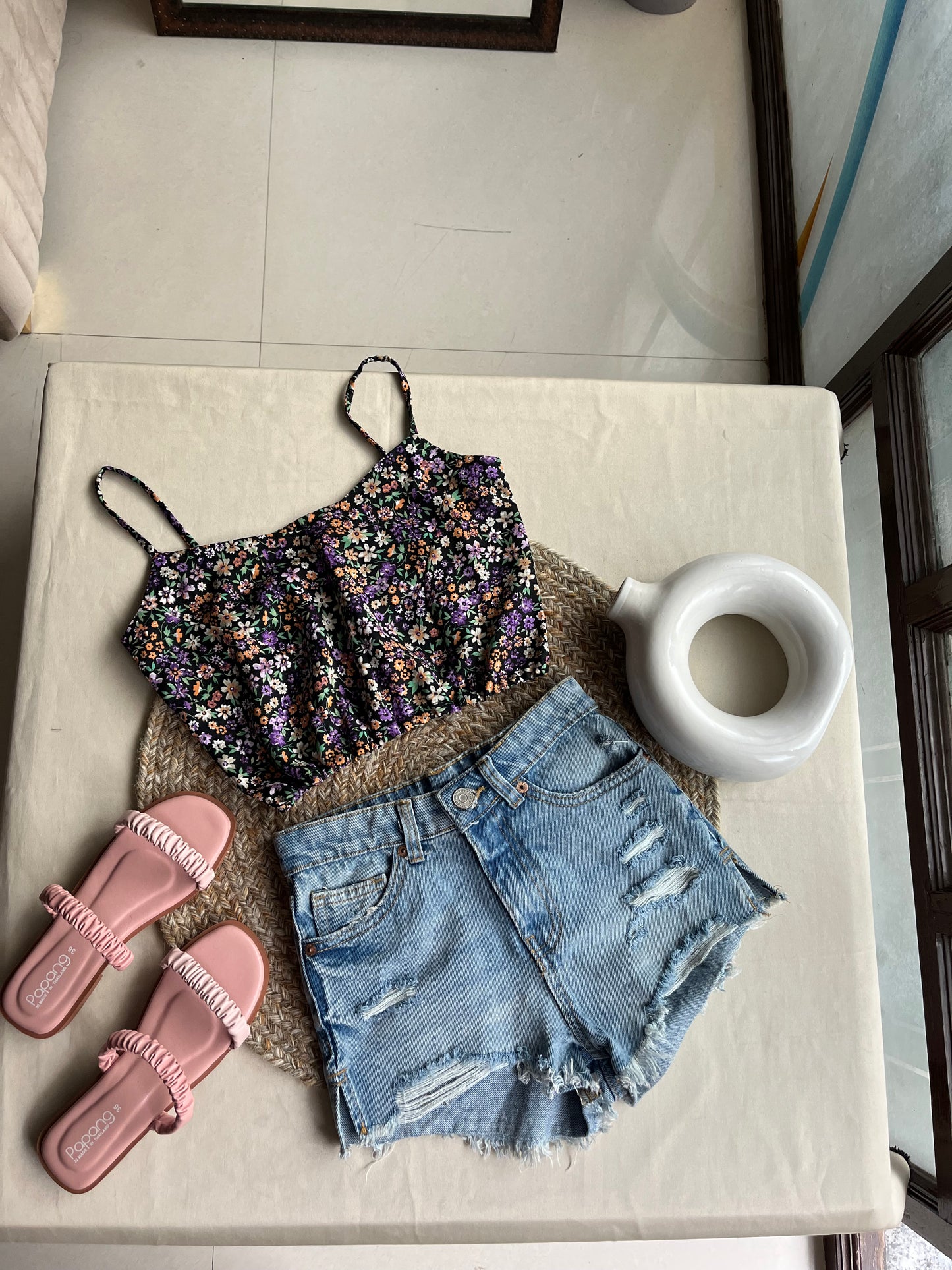Floral Strappy Top