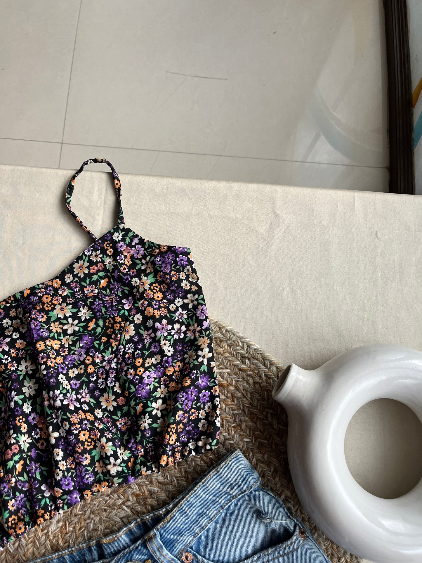 Floral Strappy Top