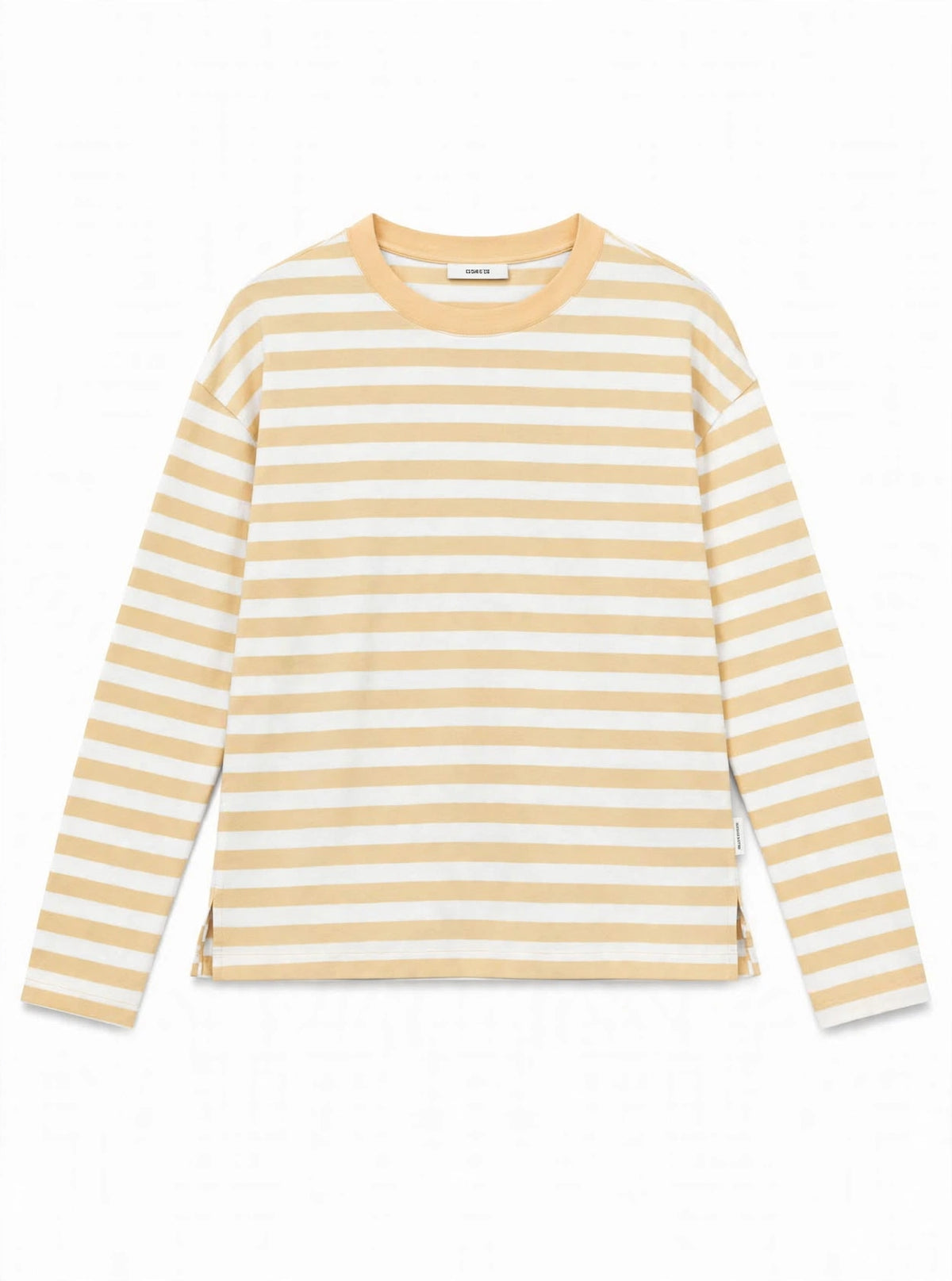 Yellow Striped Full Sleeved T-Shirt