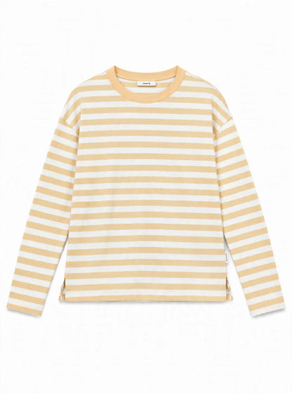 Yellow Striped Full Sleeved T-Shirt