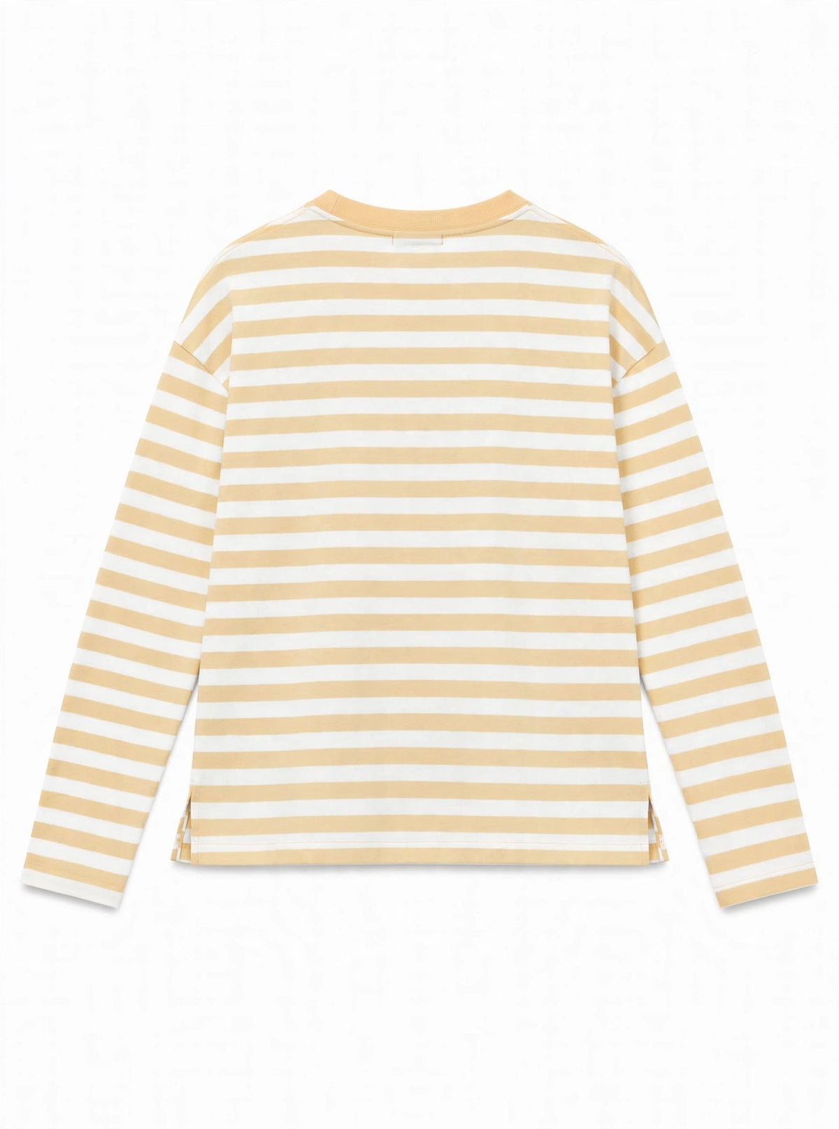 Yellow Striped Full Sleeved T-Shirt