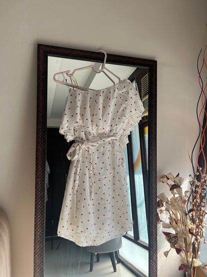 Printed Ruffle Dress