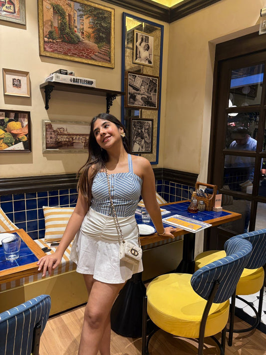 Buttoned Strap Top