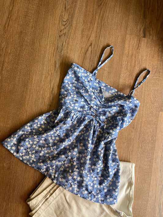 Floral Strap Top