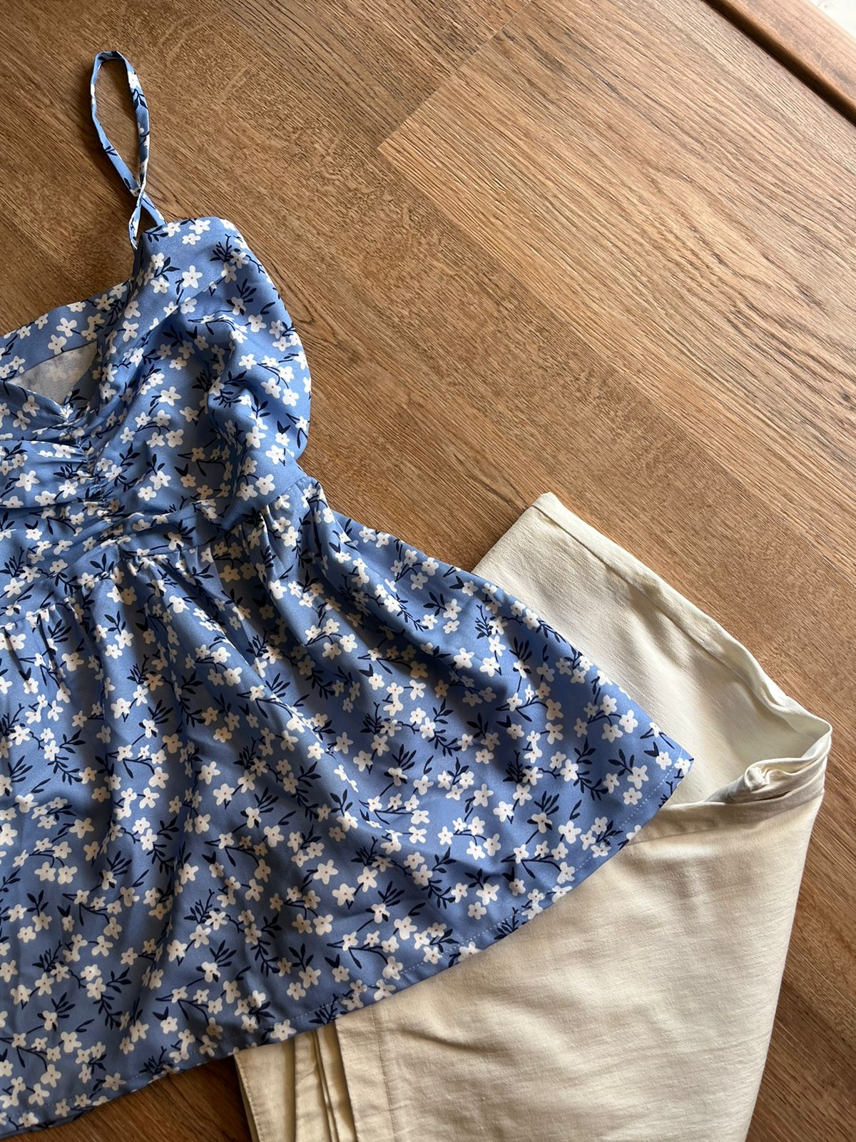 Floral Strap Top