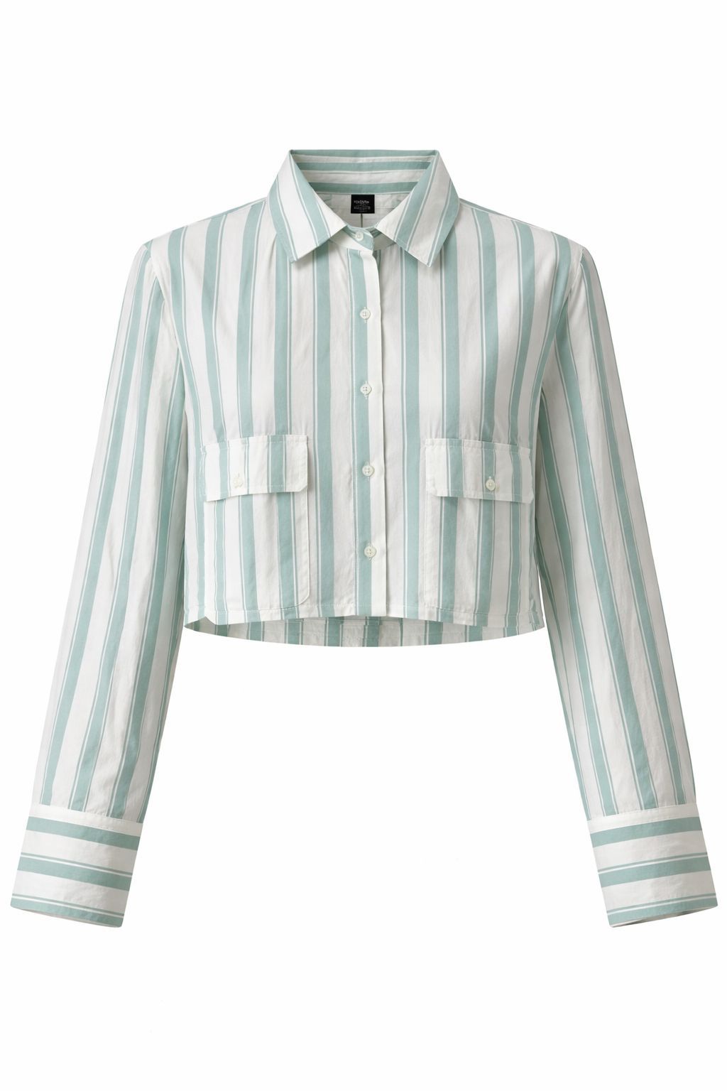 Striped Crop Shirt