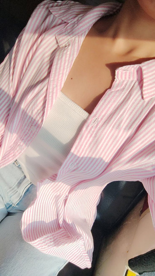 Pink Stripe Shirt